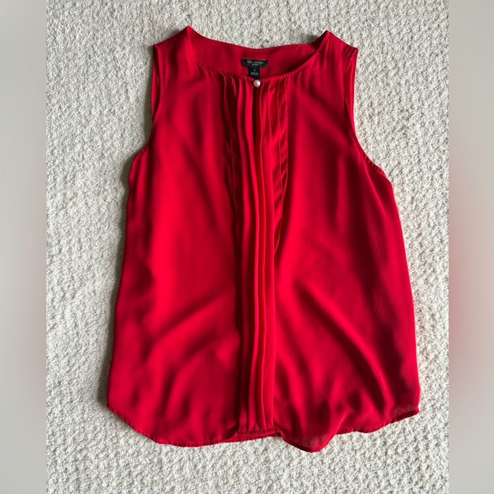 Ann Taylor sleeveless blouse, SP